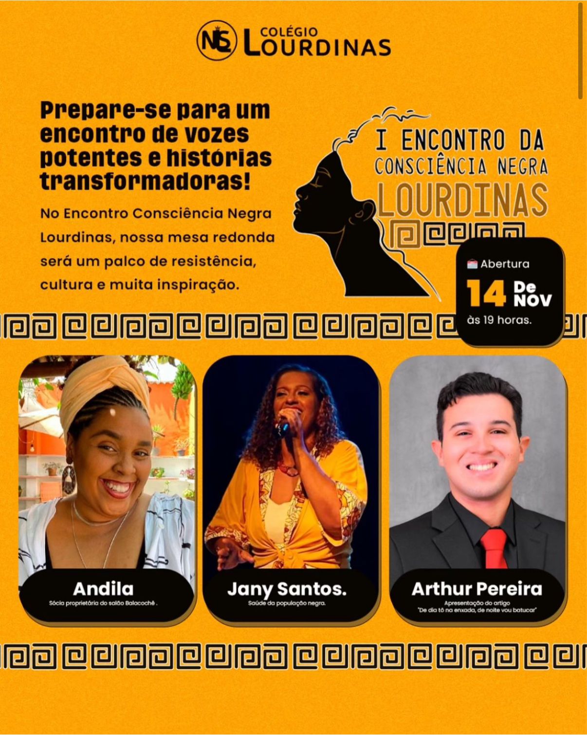 I Encontro da Consciência Negra Lourdinas